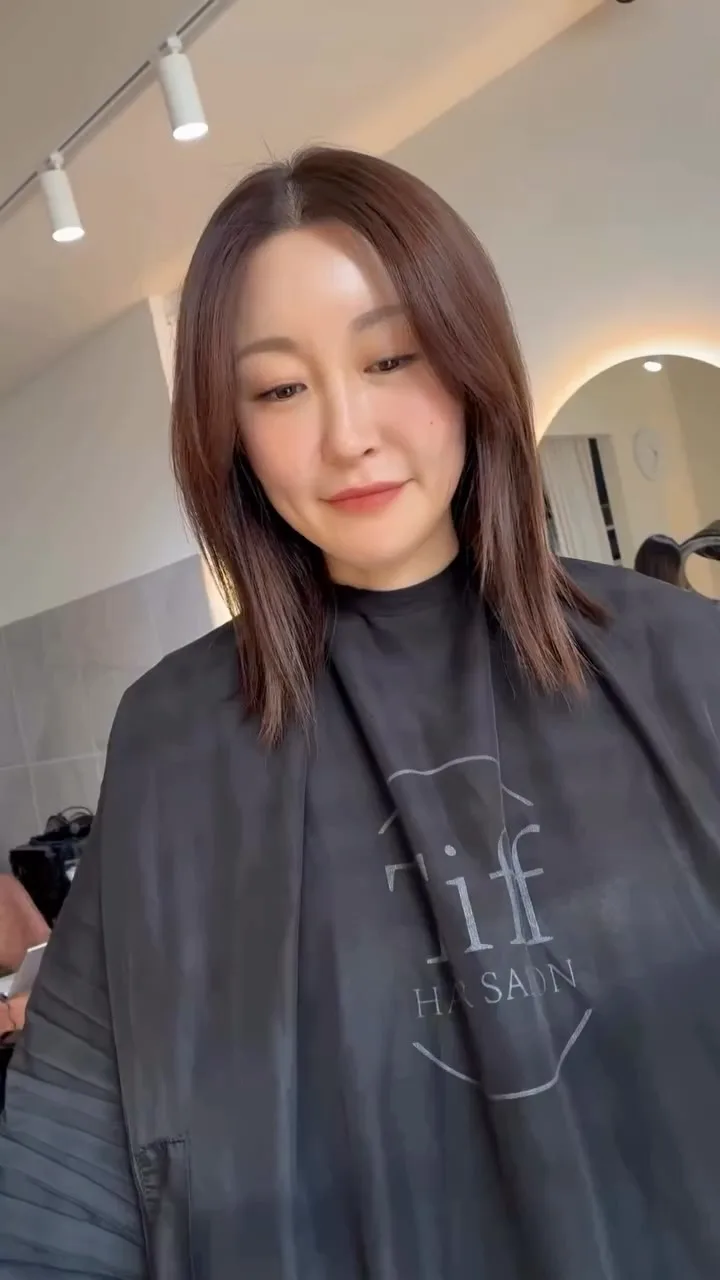 Client colour result in a Tiff Hair cape