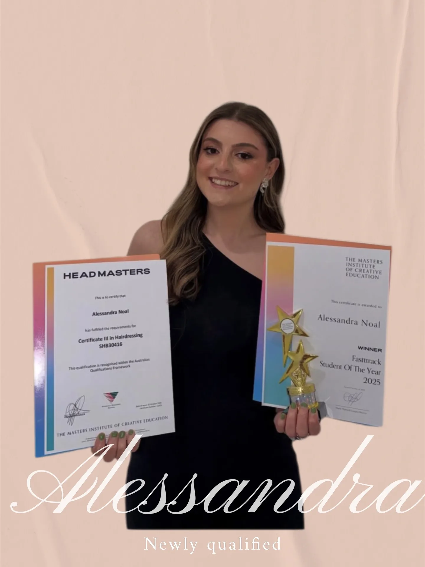 Alessandra — Newly Qualified Hairdresser